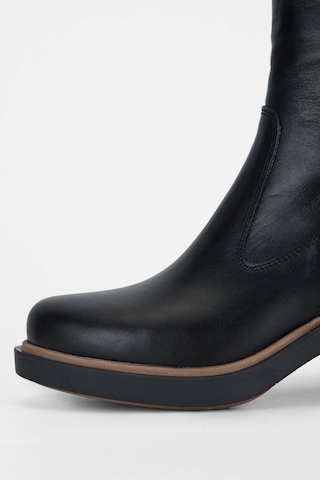 Tamer Tanca Kadın Hakiki Deri Siyah Deri Casual Bot 231 2043 Bn Bot Sk23/24 Sıyah Dr Siyah