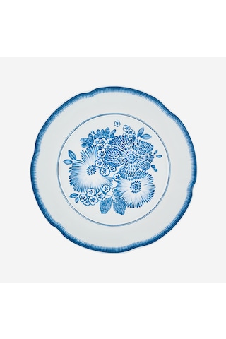 Mavi Porselen Yemek Tabağı 29 Cm