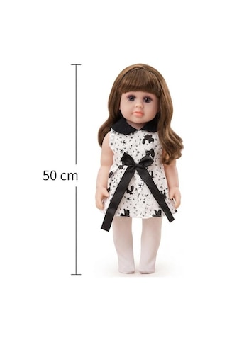 Emzikli Sevimli %100 Et Bebek - 50 Cm Konuşan Gerçekçi Oyun Arkadaşı İnteraktif Eğitici Oyuncak 69552455