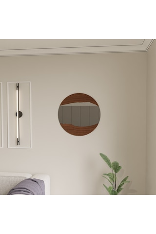 Dekoratif Ahşap Pleksi Aynalı Duvar Dekoru