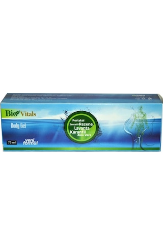 Bio Vitals Body Gel Portakal Zencefil Rezene Aloe Vera Jeli 75 ML