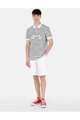 Colin's Colins Chino Kesim Orta Bel Düz Paça Natural Erkek Şort Cl1069568 Q1.V1 Dn43517 Mavi