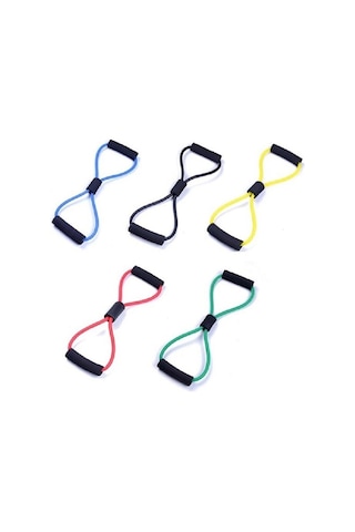 Pilates, Egzersiz Direnç Lastiği Renk Seçenekli Siyah