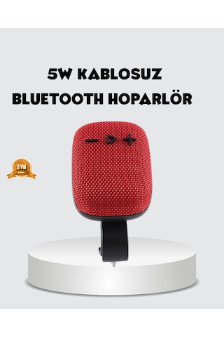 Bluetooth 5.1 Kablosuz Hoparlör Güçlü Bas, Fm Radyo Ve Çoklu Giriş Destekli