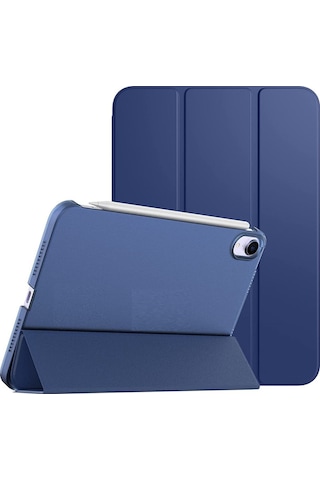 Apple Uyumlu iPad 9.nesil 10.2 İnç / 10.5 İnç Tablet Kılıf Cover Kalem Bölmeli Uyku Modlu Kapaklı Kılıf