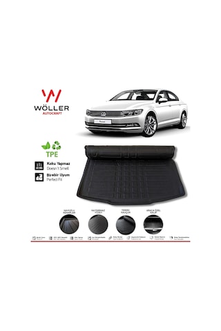 Volkswagen Passat B8.5 B8 Bagaj Havuzu 2015 2022 3D Wöller Esn