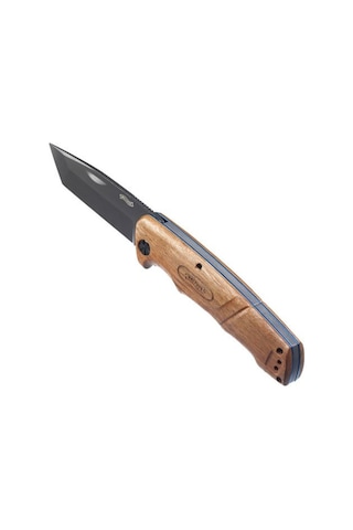 Umarex Walther Bwk4 Ahşap Saplı Tanto Katlanır Kamp Çakı Siyah