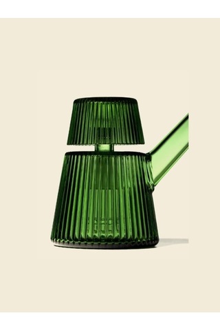 Nwtn Home Deco Bubbler Emerald Yeşil El Yapımı Borosilikat Cam Su Piposu