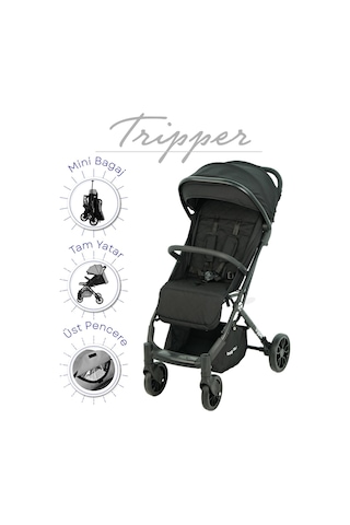 Babycare Tripper Kabin Boy Bebek Arabası - Siyah