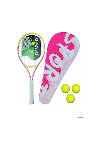 Avessa Tr-27 Tenis Raket Set Her Yaş İçin Uygun Pembe + 3 Top