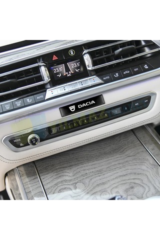 Dacia Logo Kapı Kolu Torpido Ayna Damla Sticker Etiket