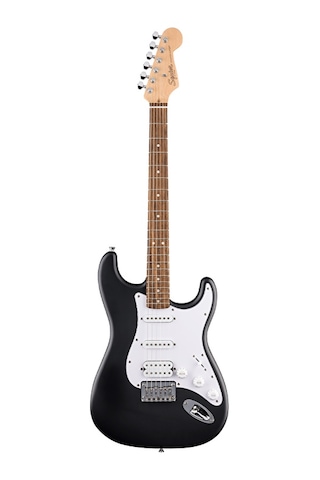 Squier 0379630506 Debut Stratocaster Hss Sabit Köprü Gitar Siyah
