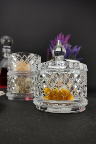 Digithome Ayaklı 3 Katlı Cam Sunumluk Kurabiyelik Ve Şekerlik 21 Cm Ku.mkz.003