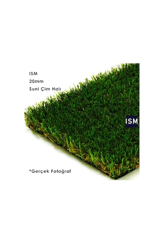 Ism - Suni Yapay Çim Balkon Halı Yüksek Doku Kalın - 20Mm - Yeşil