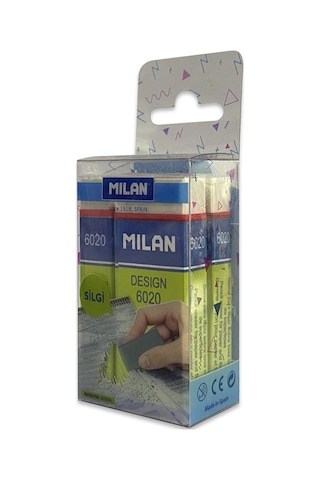 Milan Desıgn 6020 Silgi Blister - 3lü