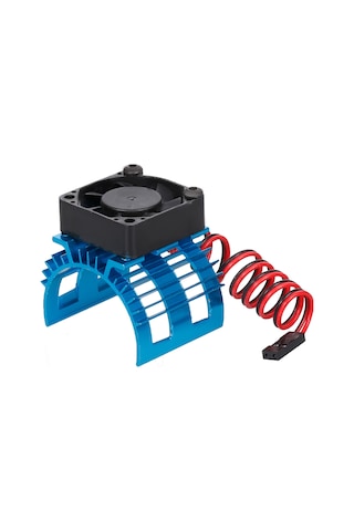Hombey Soğutma Fanlı Motor Soğutucu, Wltoys A959-b A979-b 144001 124019 Uyumlu, 1/12 1/14 1/18, Mavi