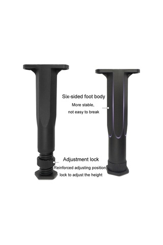 Sones 20-37cm Ayarlanabilir Yatak Altı Kiriş Destek Tutucu Geri Çekilebilir Mobilya Yükseltici Braketi