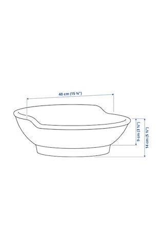 Ikea Västersjön Lavabo, Beyaz, 40 Cm