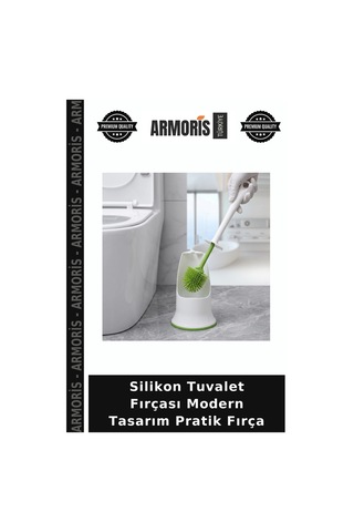 Silikon Tuvalet Fırçası Modern Tasarım Pratik Fırça Belirtilmemiş