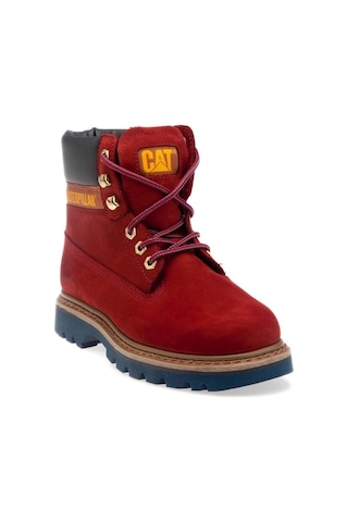 Caterpillar Colorado Bordeaux Nubuk Kadın Bot 001