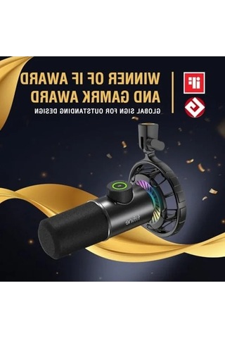 Rgb Dinamik Usb Mikrofon, Oyun Ve Podcast İçin İdeal