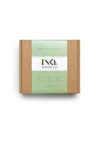 Inka Forest Tütsü Seti, Adaçayı, Balmumu, Palo Santo, Acı Kahverengi