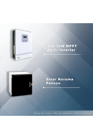 Matech 4 Kw Solar Paket Sistem 4000w/gün N11.1060