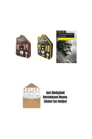 Tavşan Ve Arkadaşları Keçe Kitap + Ayı Ve Arkadaşları Keçe Kitap + Fenomenolojinin Geleceği + Okuma Sticker'ları