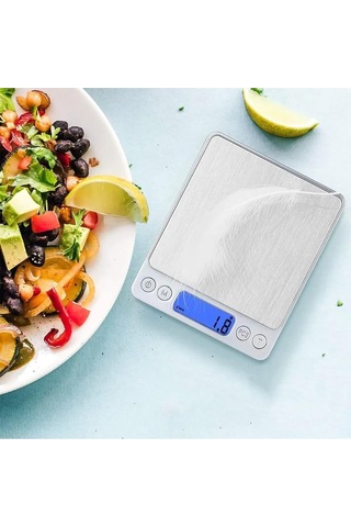 Jouis Dijital Mutfak Hassas Tartı, 3 Kg Kapasite, 0.1 Gr Hassasiyet, Lcd Ekran, Mutfak Ve Kuyumcu Terazisi Sku: Smg8690010522351 12v