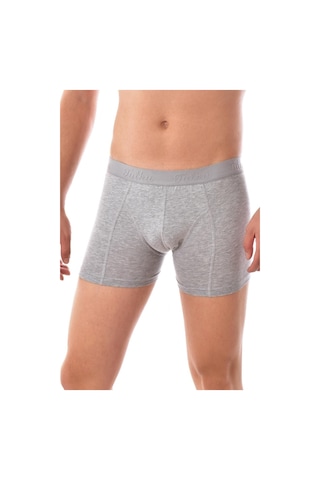 Tutku Erkek Gri Likralı Boxer 6 Adet 001