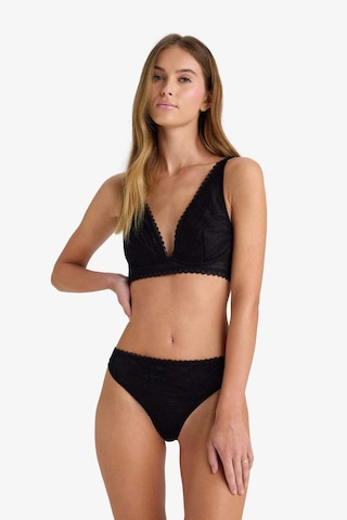 Defacto Bağcıklı Dantelli Slip Külot-fall İn Love F7029ax25wnbk81 Siyah-bk81