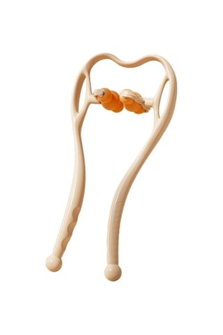 Boyun Ve Omuz Kendi Kendine Masaj Aleti S-şekilli Eğri Tasarımı Omuz Gevşetici Turuncu 08mwıf Turuncu