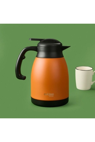 Evidea Kitchen Çay Termosu - Turuncu - 1,5 Lt Turuncu