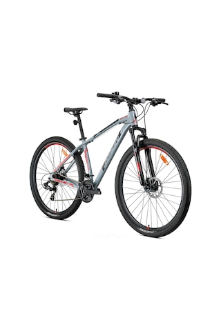 Kron Xc75 Md 26 Jant 14cm Kadro Nardo Gri-kırmızı Bisiklet