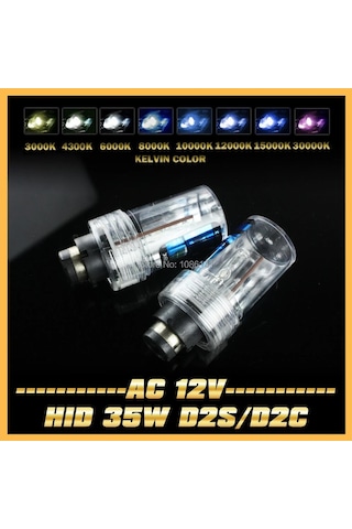 Wagenburg D2S 6000 Kelvin Xenon Ampül Takimi