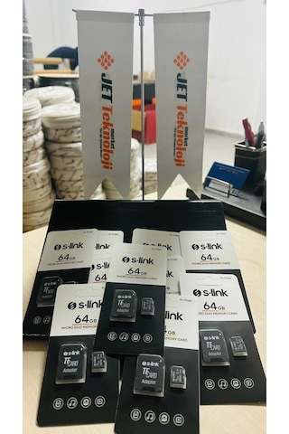 S-link Sl-tf264 64 Gb Class10 Adaptörlü Micro Sd Kart Bellek