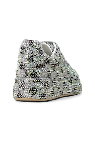 Deery Kadın Gri Taş İşlemeli Sneaker - K0052zgrıc01 Gri