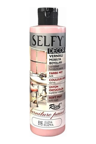 Rich Selfy Decor Vernikli Boya 240 Cc 816 Elizya