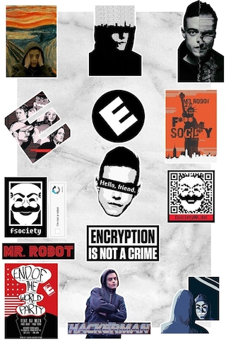 Robot Temalı Laptop Notebook Tablet Sticker Seti 15 Adet Diğer