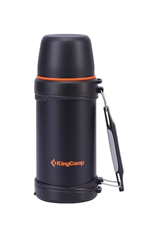 Kıngcamp 750 ML Vacuum Siyah Termos