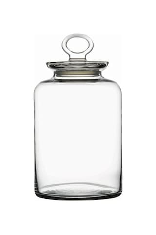 Kıtchen Cam Kapaklı Kavanoz Siyah