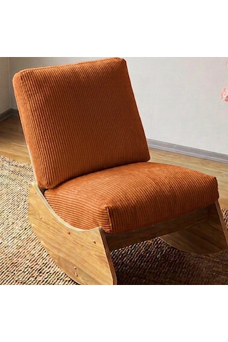 Comfort Sallanır Koltuk Tv Koltuğu Sallanan Berjer Sandalye Turuncu
