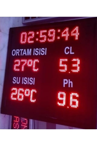 100X100 Cm Havuz Ortam Panosu Kırmızı