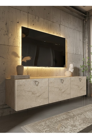 Resital Tv Ünitesi S1837-8 Traverten Traverten