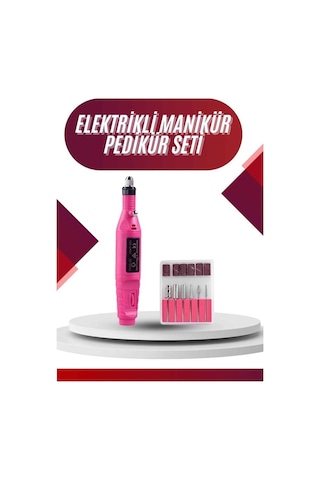 Elektrikli Profesyonel Manikür Pedikür Seti Değiştirilebilir Başl 52193224