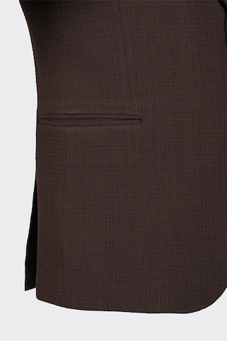 Kahverengi Kapak Cepli Smart Casual Ceket Kahve