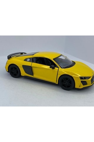 Kinsmart 2020 Audi R8 Coupe 1 36 Çek Bırak Araba sarı