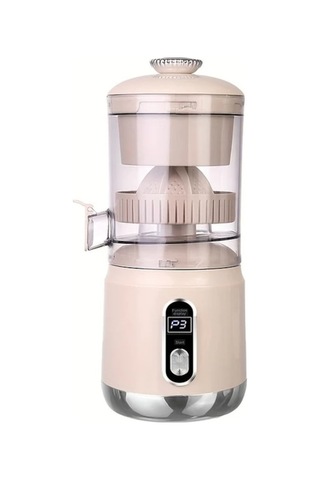 Fastbuy Sinuoshop Bej Usb Şarjlı Kablosuz Meyve Sıkacağı, Ayrılabilir Kapak, Ev Kullanımı İçin Bej