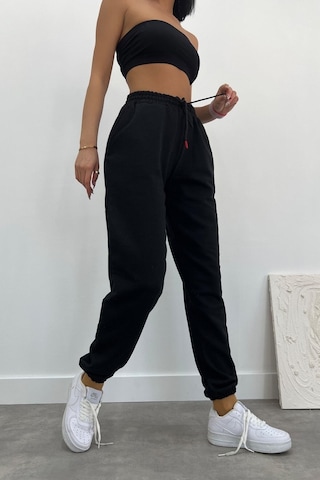 Blackjack Giyim Unısex Slim Fit Jogger Eşofman Altı Kömürr