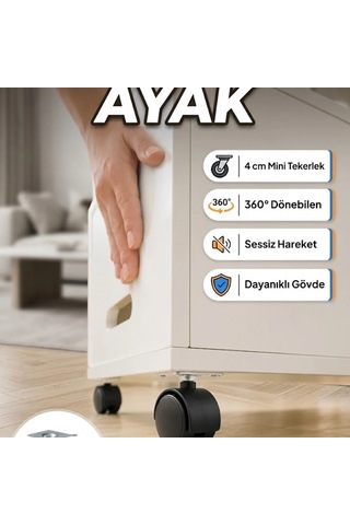 4 Cm Kilitsiz Döner Mobilya Ayağı Seti 4 Lü Sehpa Ve Ekipman Desteği Çok Renkli